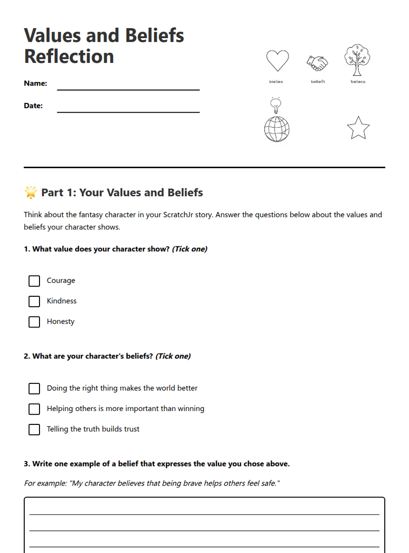 Values and Beliefs Reflection