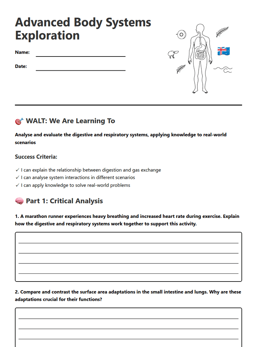 Advanced Body Systems Exploration