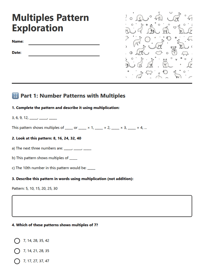 Multiples Pattern Exploration