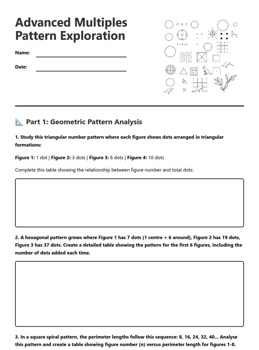 Multiples Pattern Analysis