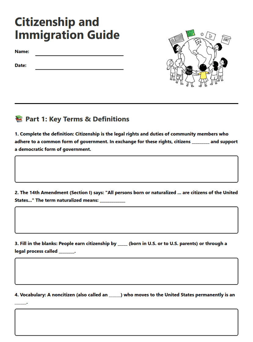 Citizenship and Immigration Guide