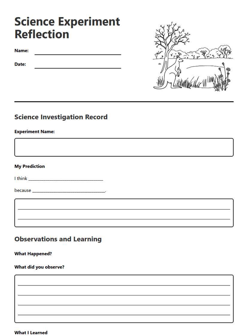 Science Experiment Reflection