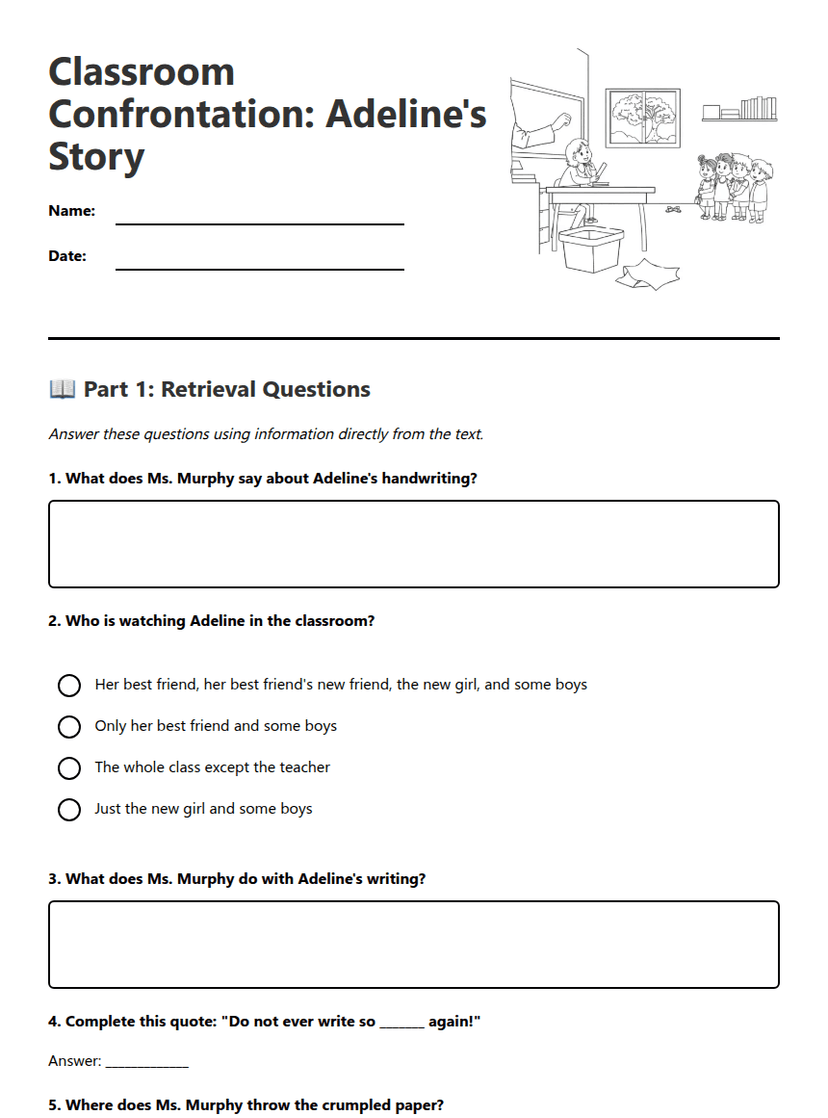 Classroom Confrontation: Adeline's Story