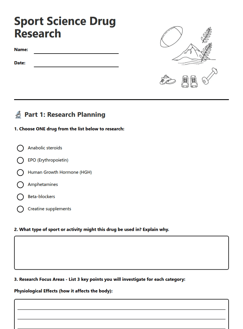 Sport Science Drug Research