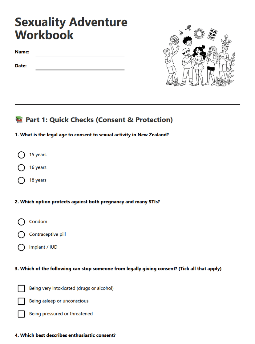 Sexuality Adventure Workbook