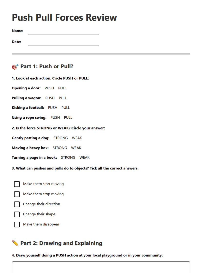 Push Pull Forces Review