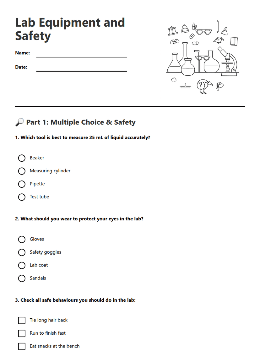 Lab Equipment and Safety