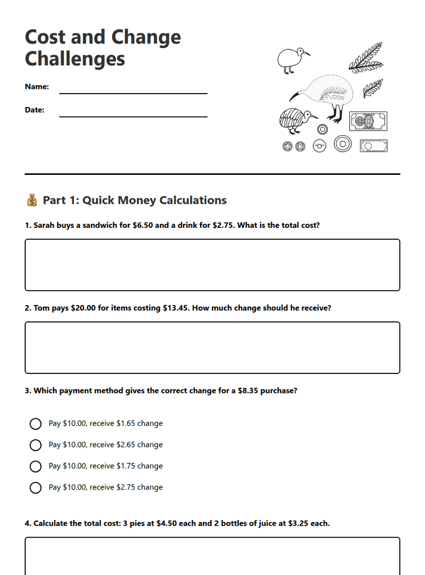 Cost and Change Challenges