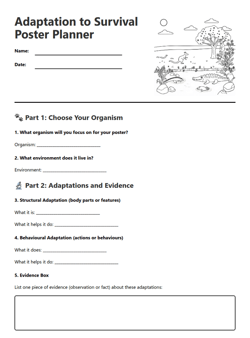 Survival Adaptation Planner