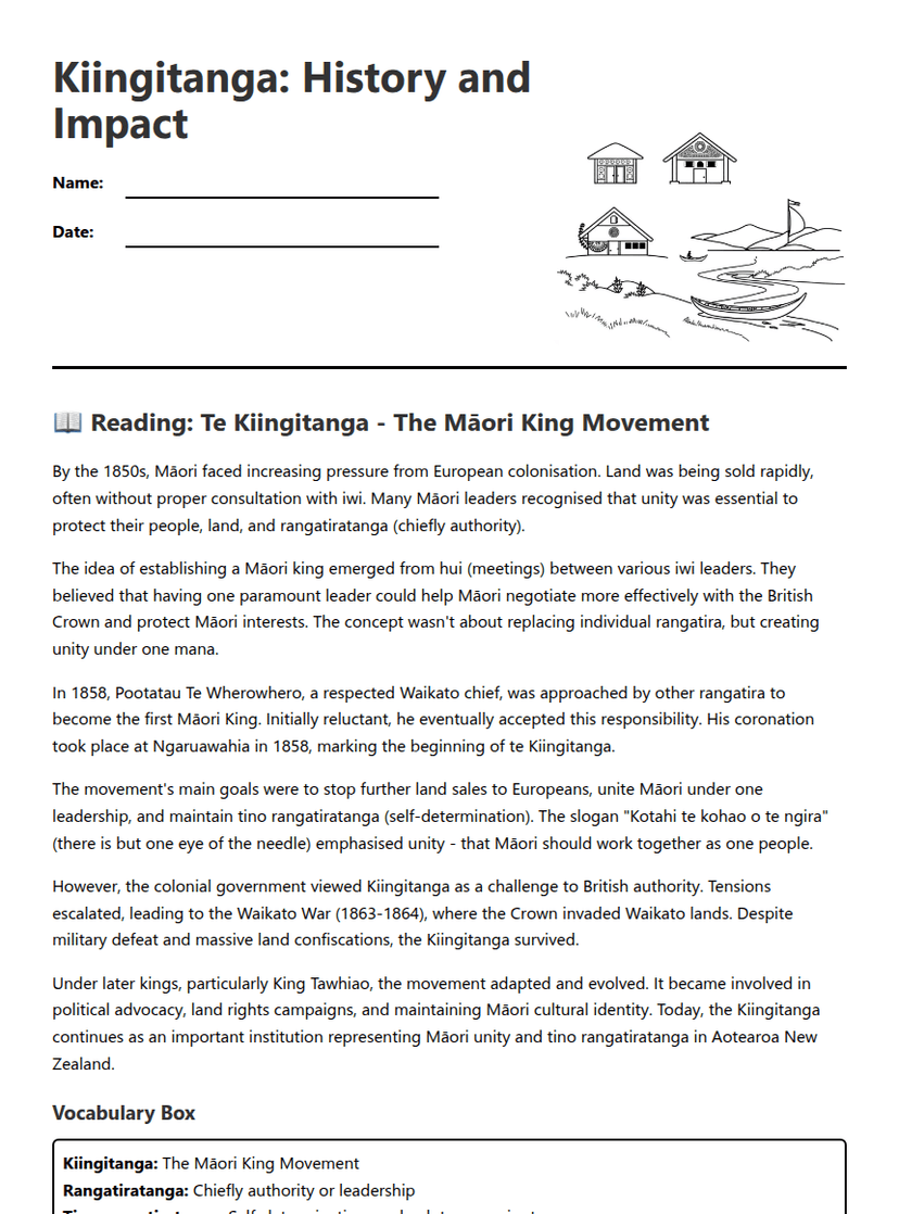 Kiingitanga: History and Impact