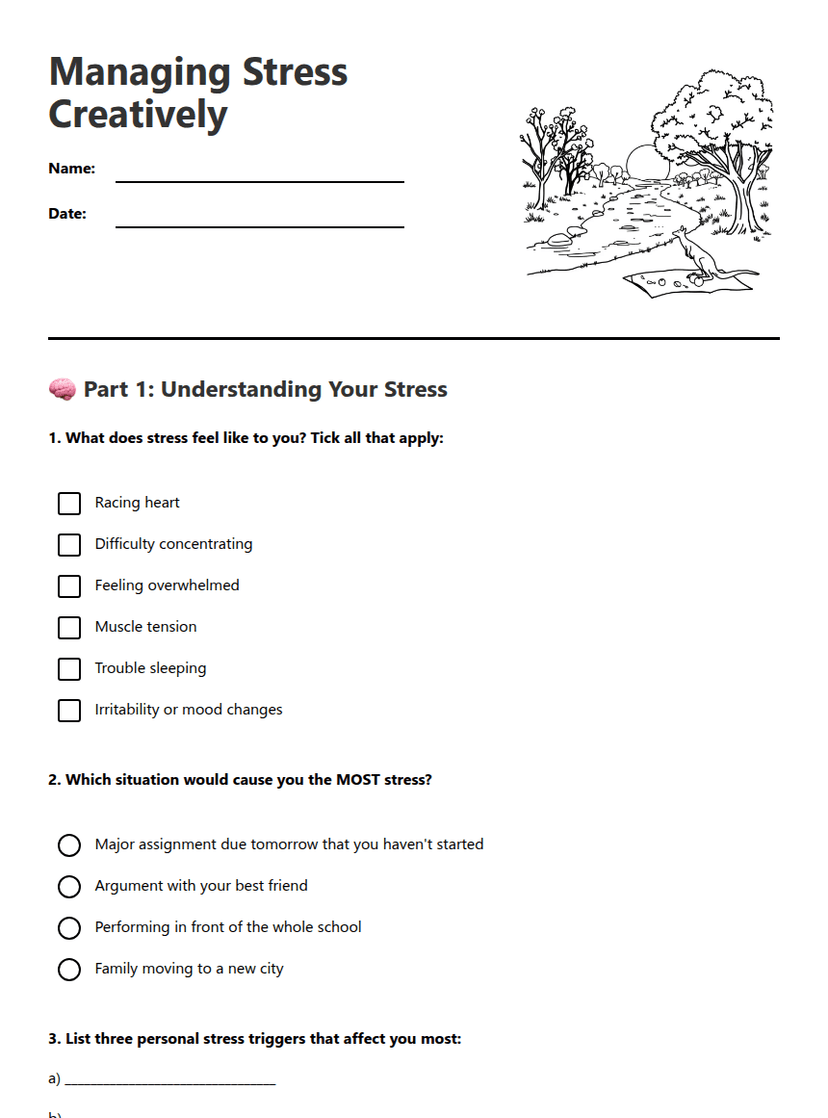 Managing Stress Creatively