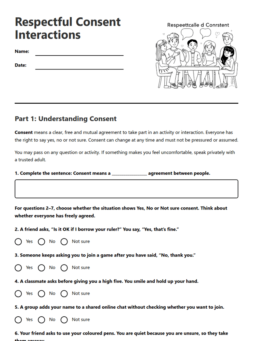 Respectful Consent Interactions