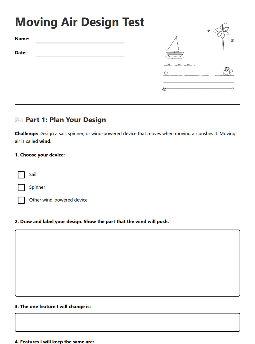 Moving Air Design Test