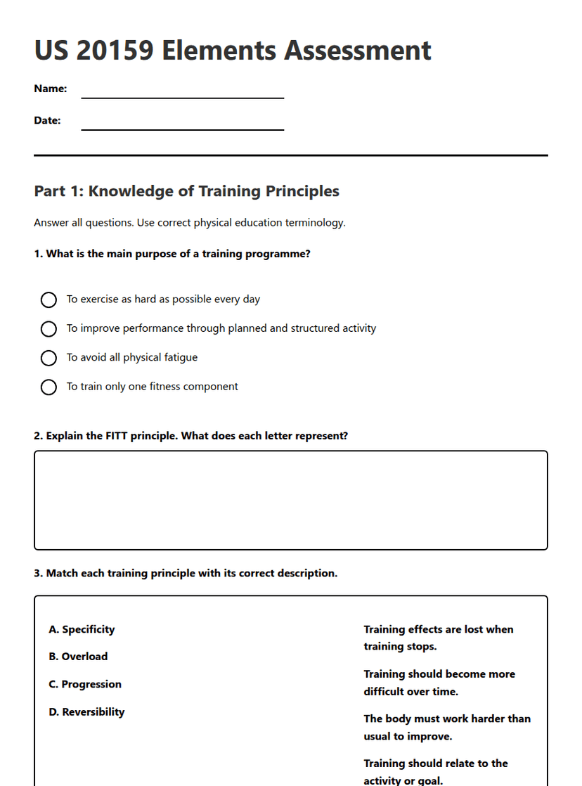 US 20159 Elements Assessment