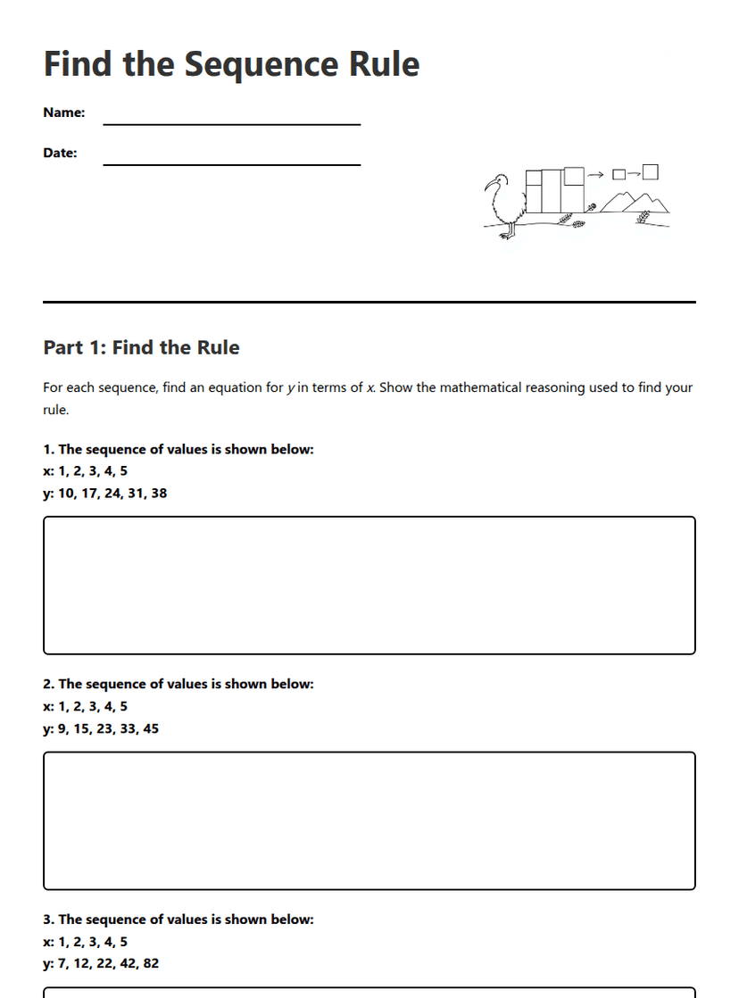 Find the Sequence Rule