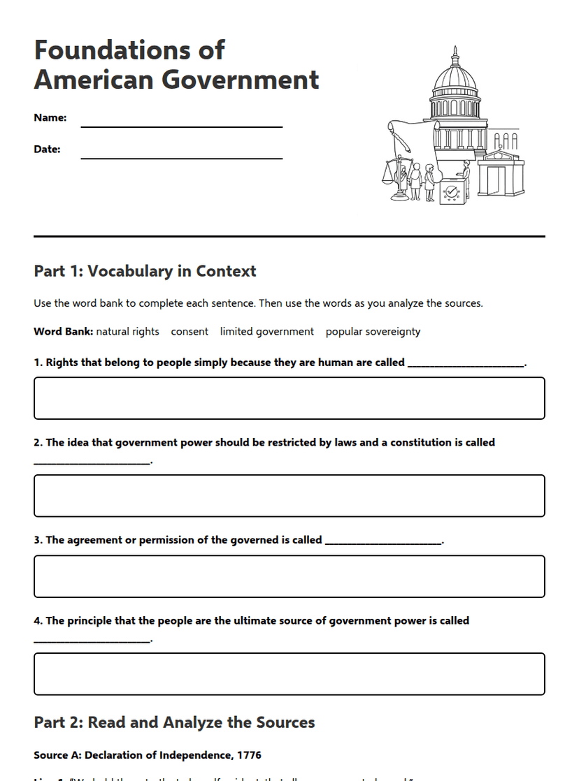 Foundations of American Government