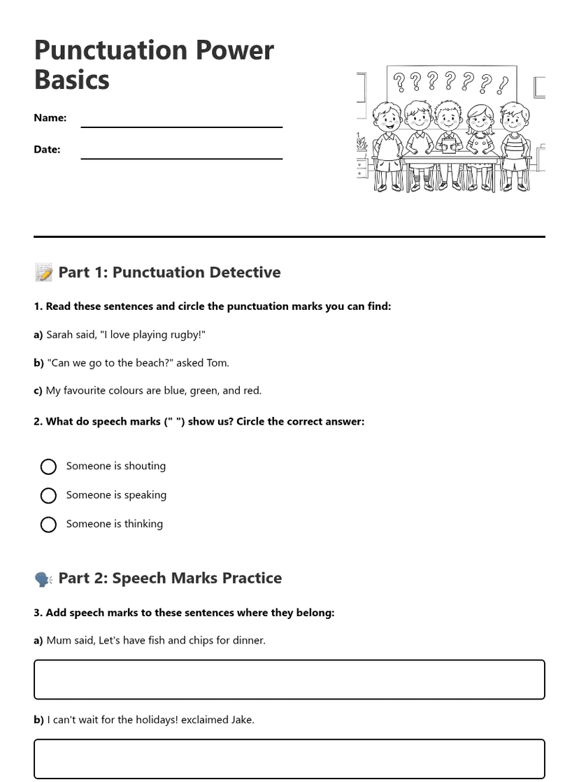 Punctuation Power Basics