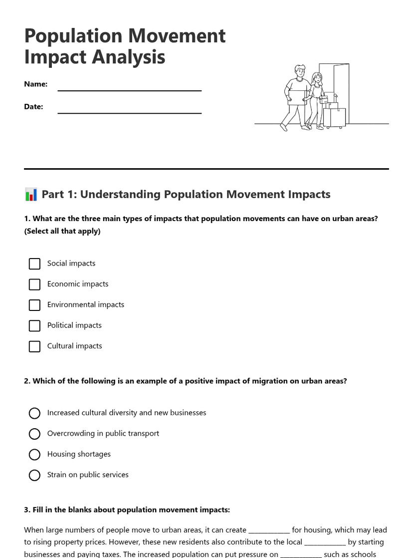 Population Movement Impact Analysis