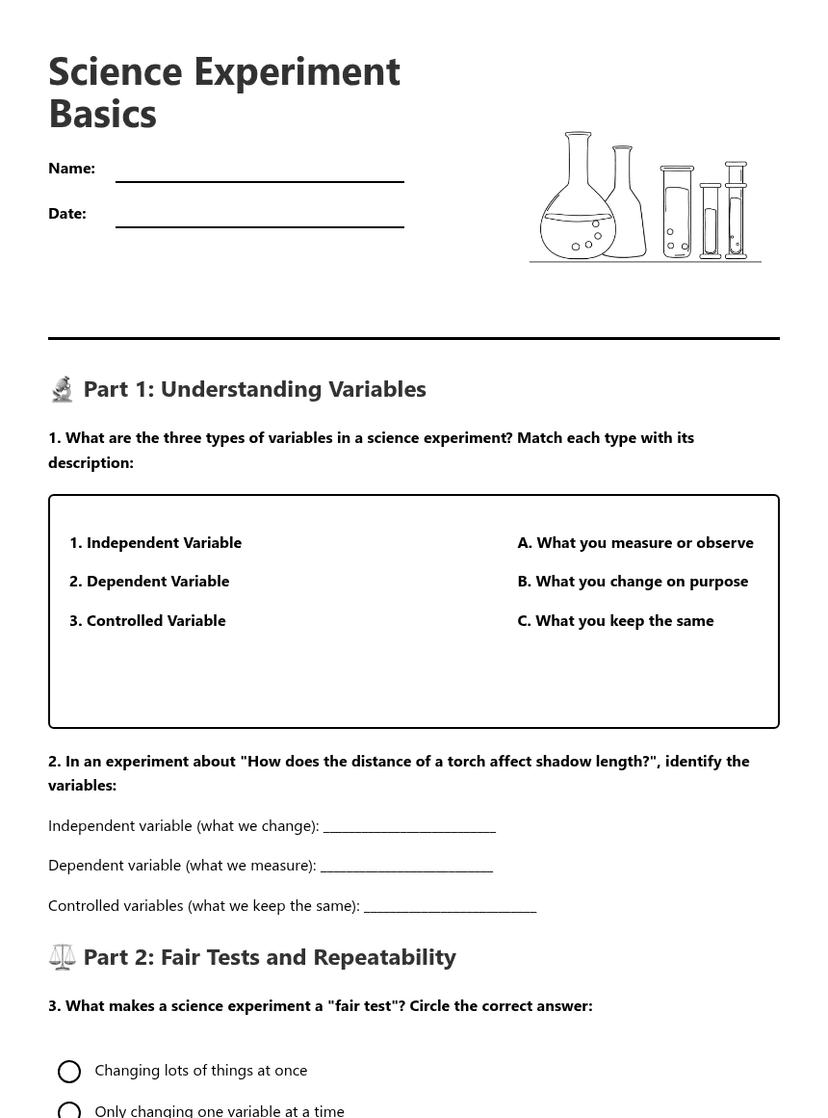 Science Experiment Basics