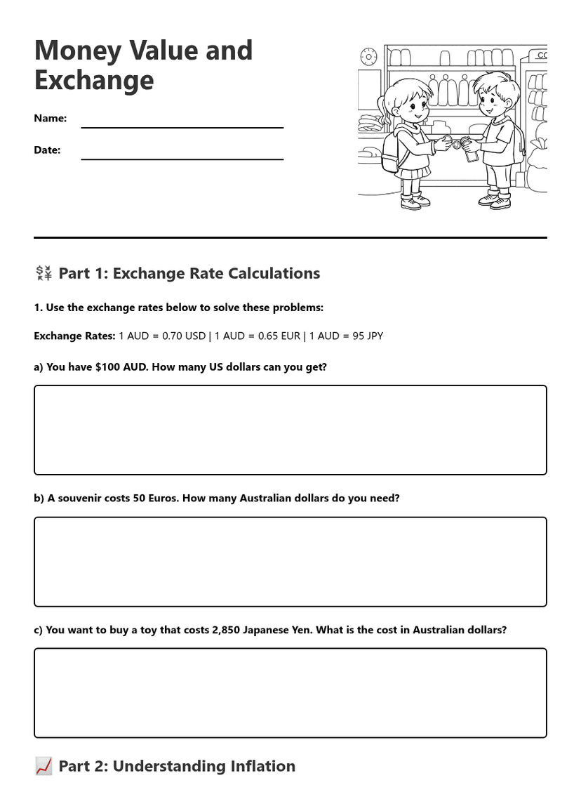 Money Value and Exchange
