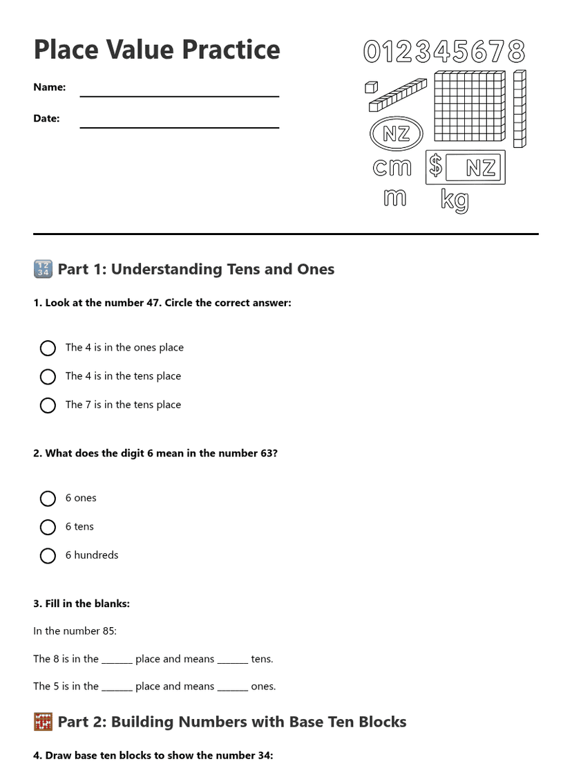 Place Value Practice