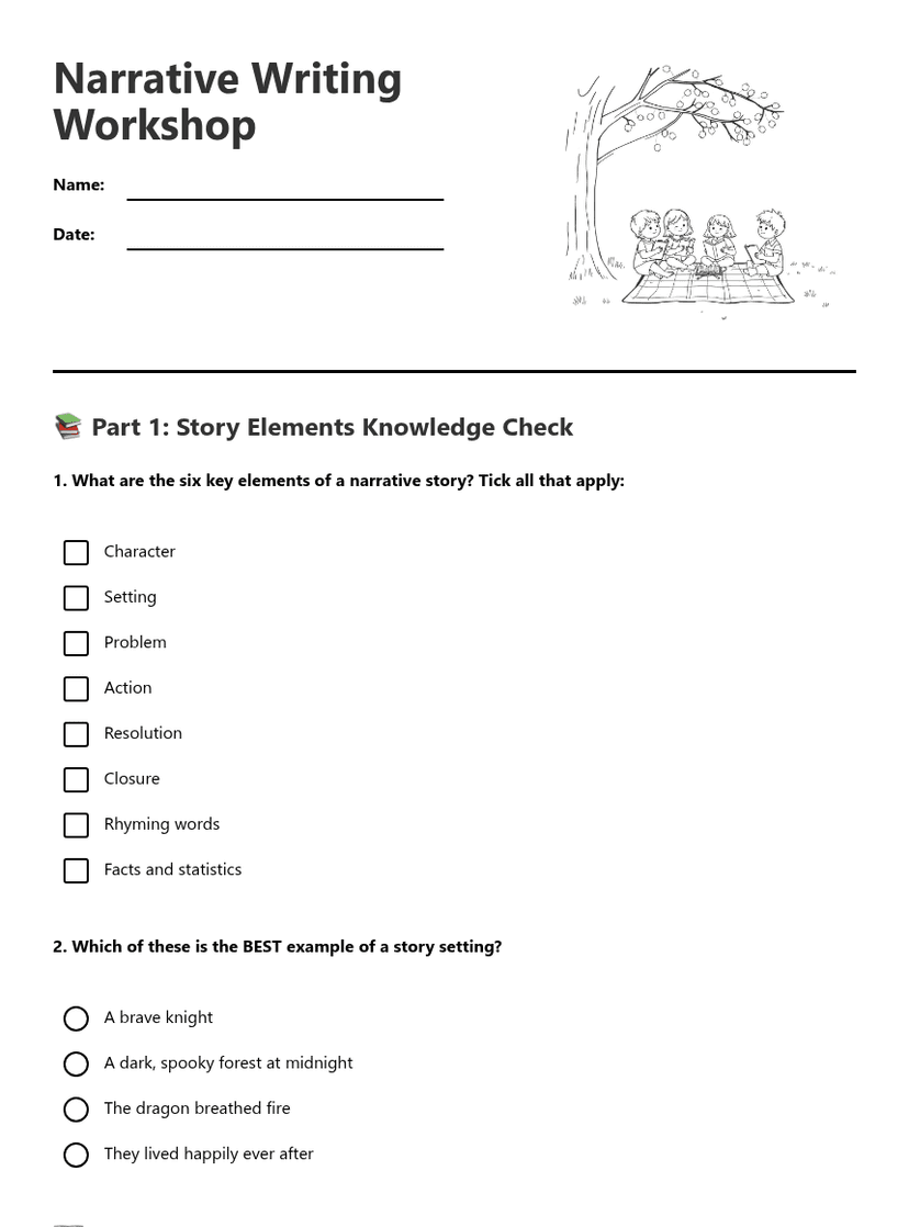 Narrative Writing Workshop