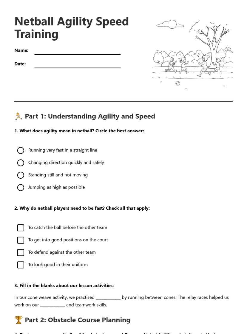 Netball Agility Speed Training