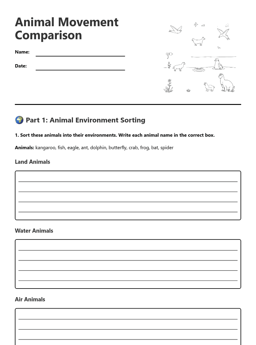 Animal Movement Comparison