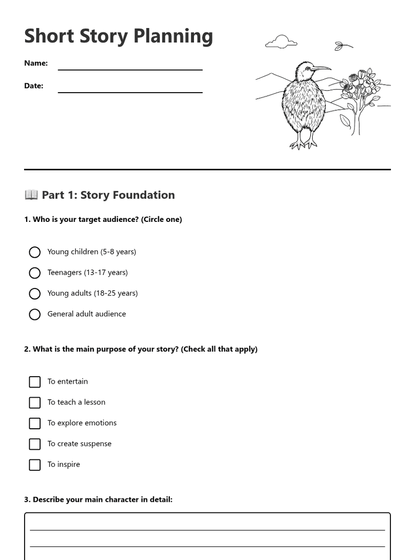 Short Story Planning