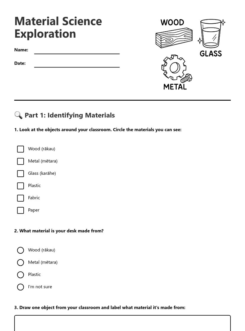 Material Science Exploration