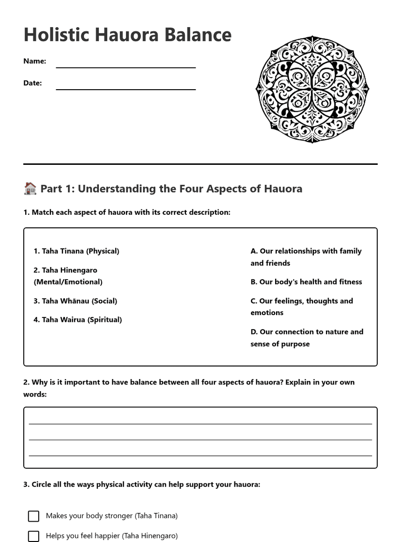 Holistic Hauora Balance