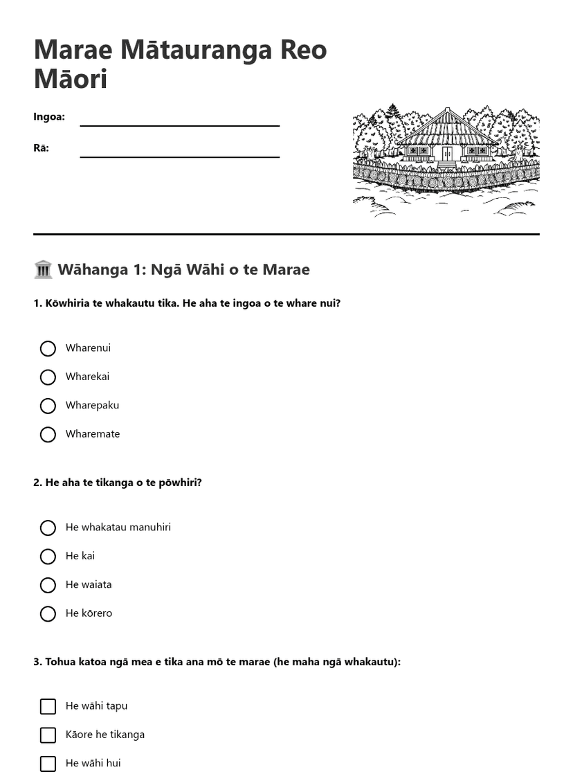 Marae Mātauranga Reo Māori