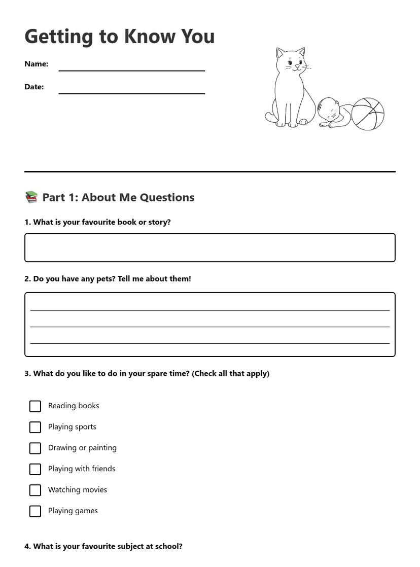 Getting to Know You