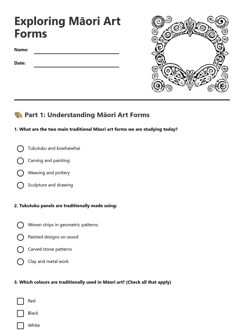 Exploring Māori Art Forms
