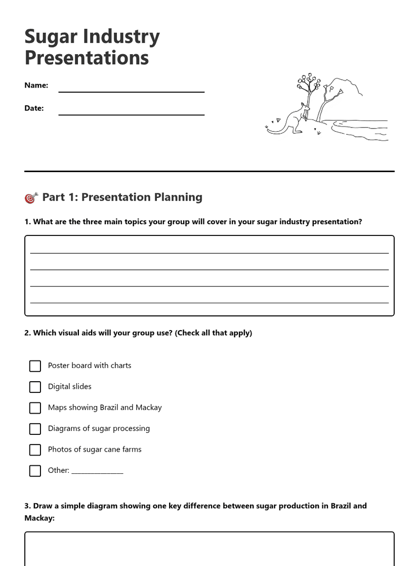 Sugar Industry Presentations