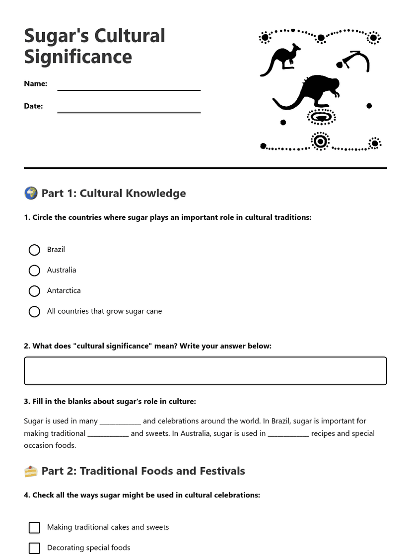 Sugar's Cultural Significance