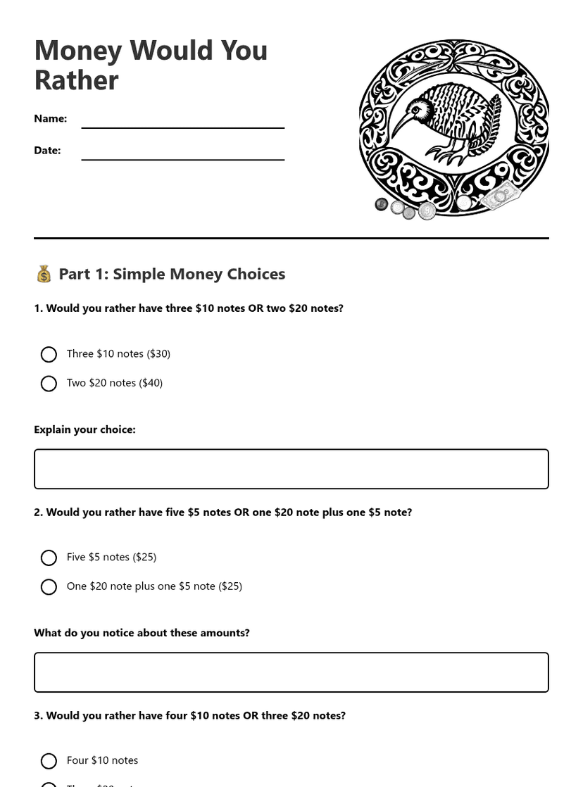 Money Would You Rather