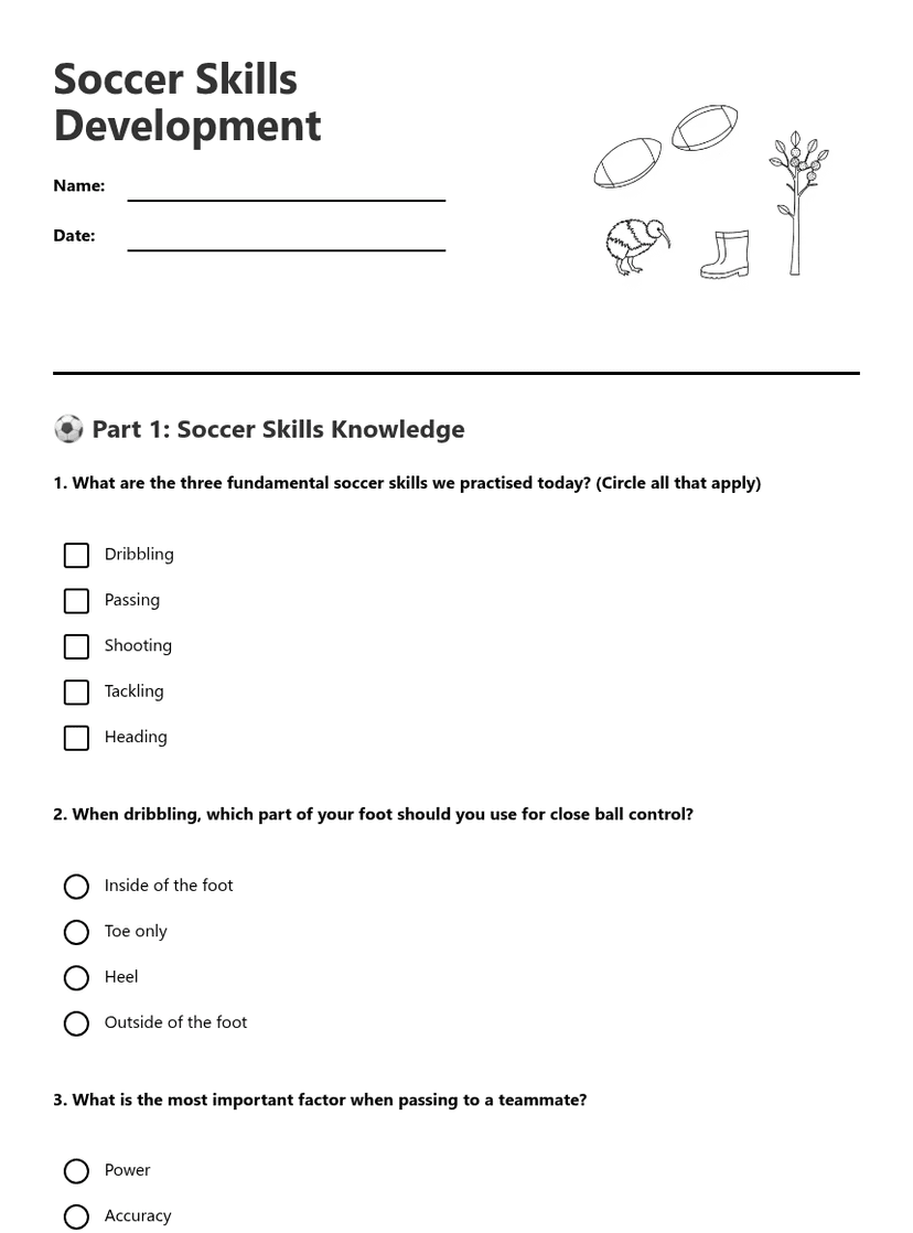 Soccer Skills Development