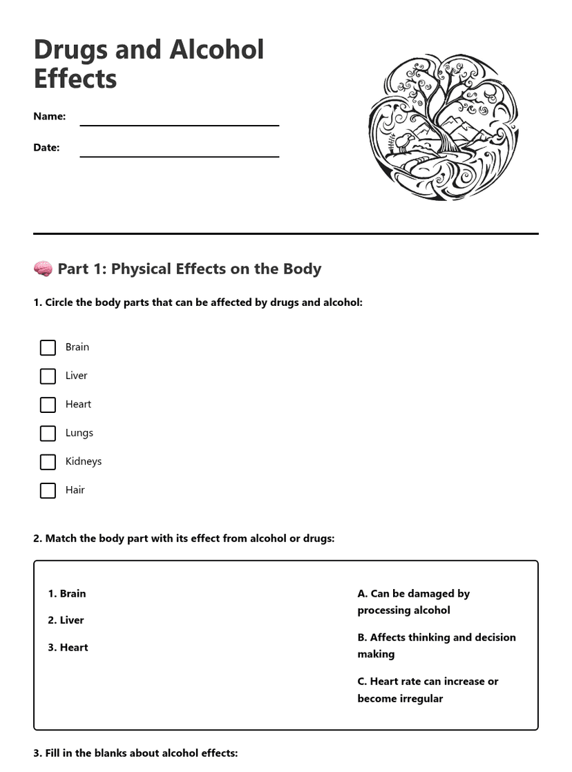 Drugs and Alcohol Effects