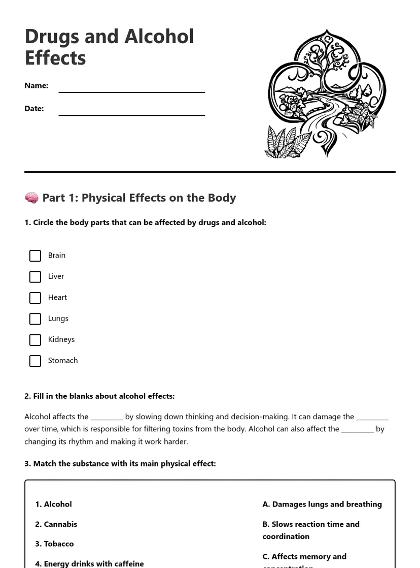 Drugs and Alcohol Effects