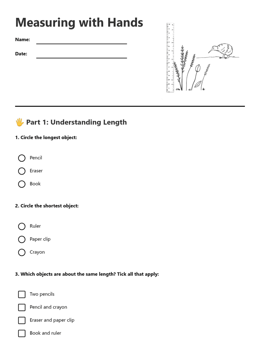 Measuring with Hands