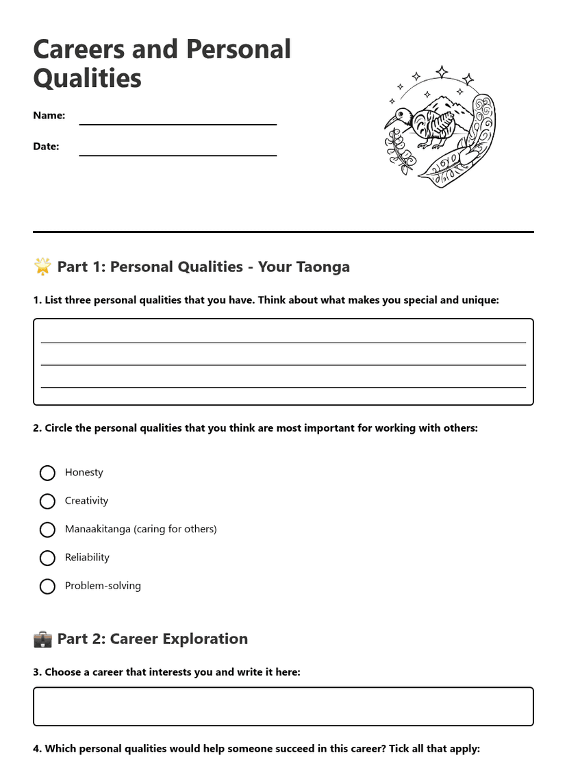 Careers and Personal Qualities