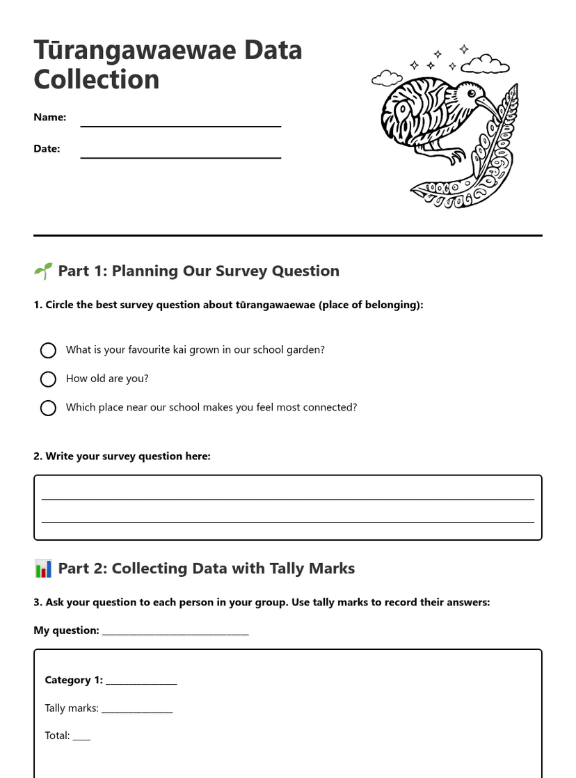 Tūrangawaewae Data Collection