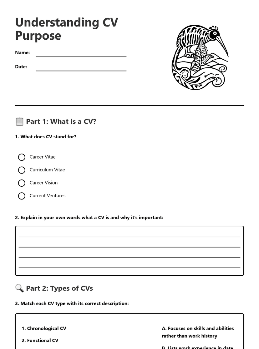 Understanding CV Purpose