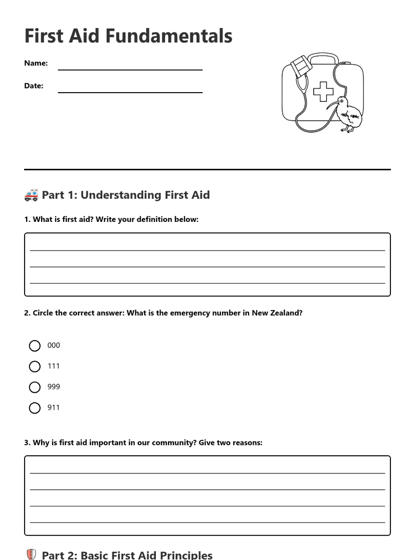 First Aid Fundamentals