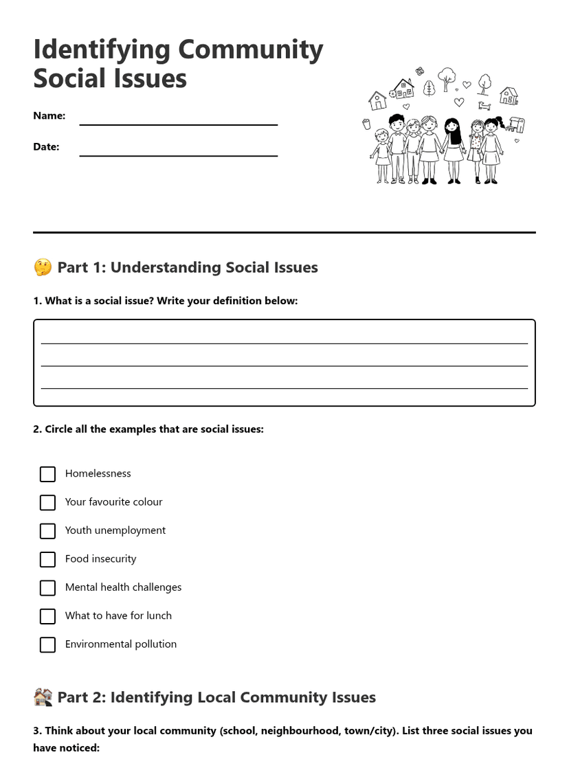 Identifying Community Social Issues
