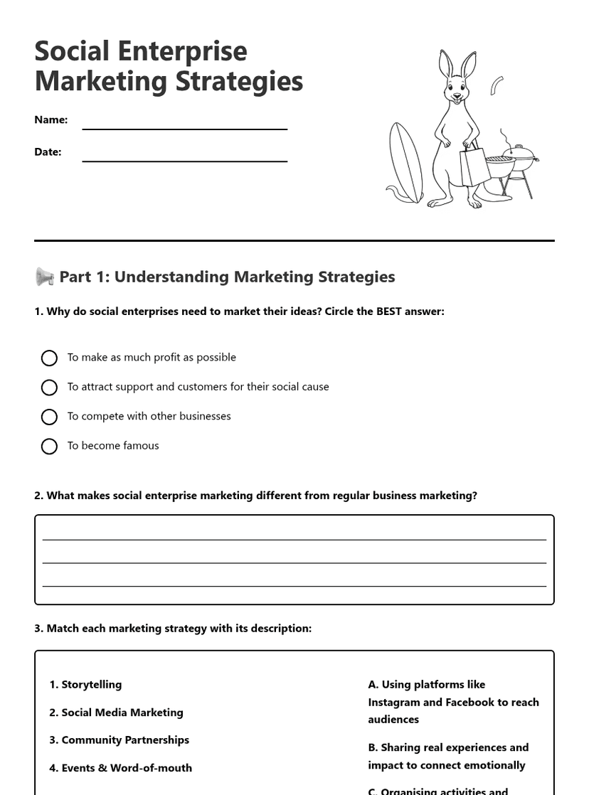 Social Enterprise Marketing Strategies