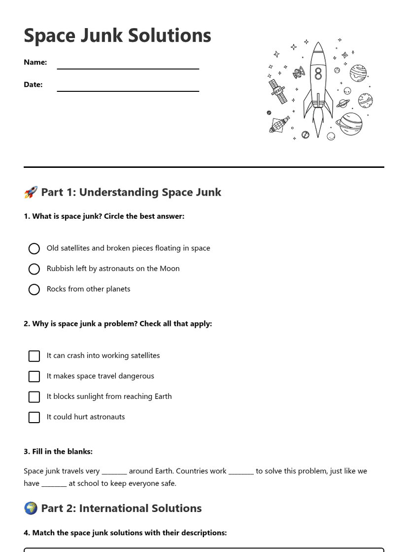Space Junk Solutions