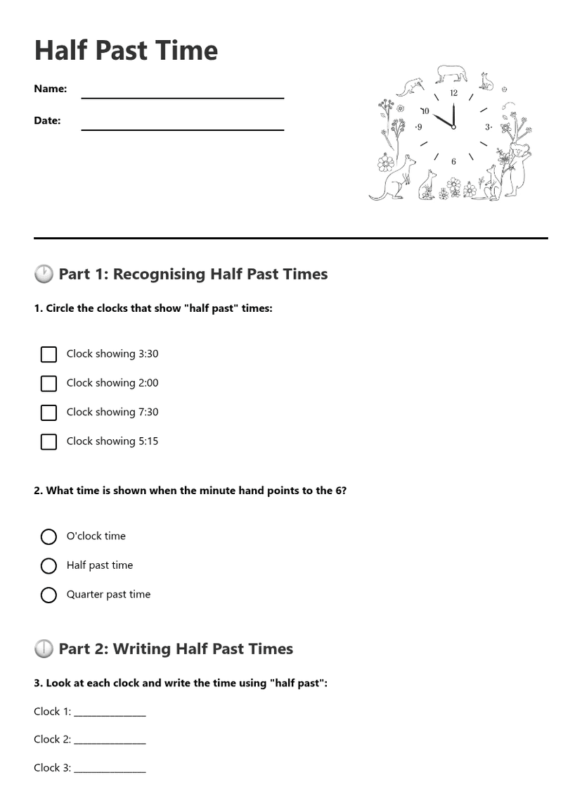 Half Past Time