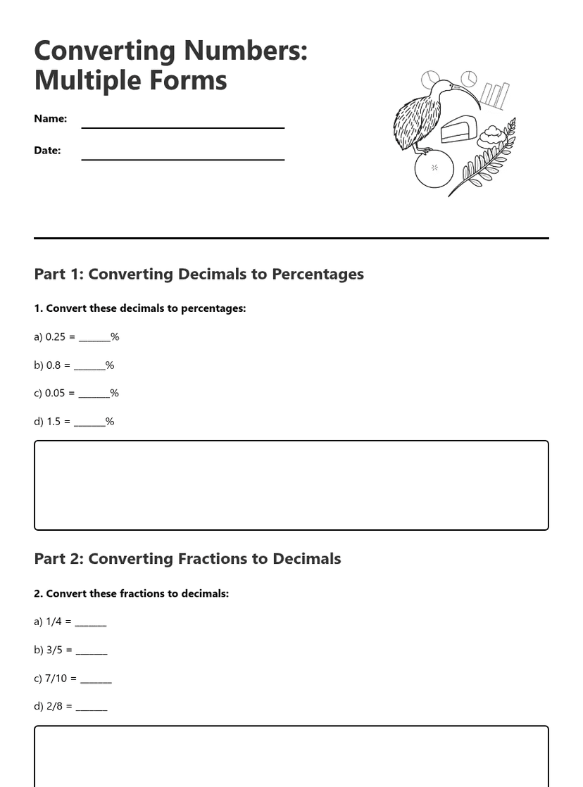 Converting Numbers: Multiple Forms